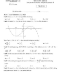 Đề thi giữa học kì 1 môn Toán lớp 12 năm 2024-2025 có đáp án - Trường THPT Yên Lạc, Vĩnh Phúc