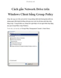 Cách gắn Network Drive trên Windows Client bằng Group Policy