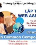 LẬP TRÌNH WEB ASP.NET Chương 8: Design Common Component