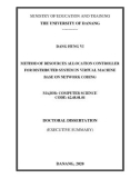 Doctoral dissertation: Method of resources allocation controller for distributed system in virtual machine base on network coding