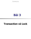 Bài 3 Transaction và Lock