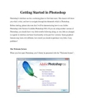 Getting Started in Photoshop