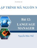 LANGUAGE MANAGER