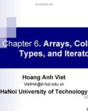 Chương 6: Array, Collection Types, and Iterators