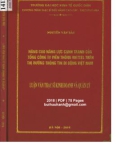 Luận văn Thạc sĩ Quản trị kinh doanh: Nâng cao năng lực cạnh tranh của Tổng công ty Viễn thông Viettel trên thị trường thông tin di động Việt Nam