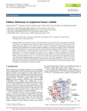 Helium behaviour in implanted boron carbide