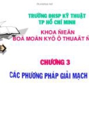 Kỹ thuật điện-Chương 3: Các phương pháp giải mạch điện