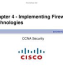 Lecture CCNA Security - Chapter 4: Implementing Firewall Technologies