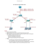 Lab - VLAN, trunk, VTP, interVLAN - Bài 1a