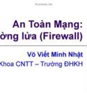 An Toàn Mạng: Tường lửa