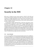 Chapter 12 - Security in the IMS