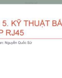 Bài giảng Mạng máy tính: Bài 5 - Nguyễn Quốc Sử