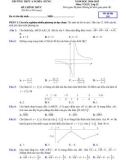 Đề thi giữa học kì 1 môn Toán lớp 12 năm 2024-2025 có đáp án - Trường THPT A Nghĩa Hưng, Nam Định