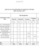 Đề thi học kì 2 môn Tin học lớp 7 năm 2022-2023 có đáp án - Trường THCS Chu Văn An, Tam Kỳ