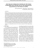 Ước tính các thông số di truyền của tính trạng kháng bệnh gan thận mủ của cá tra (Pangasianodon hypophthalmus) ở giai đoạn cá hương