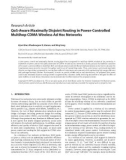 Báo cáo hóa học: Research Article QoS-Aware Maximally Disjoint Routing in Power-Controlled Multihop CDMA Wireless Ad Hoc Networks