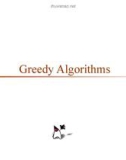 Greedy Algorithms