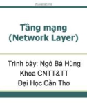 Bài giảng Mạng máy tính: Tầng mạng (Network Layer)