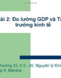 Đo lường GDP và Tăng trưởng kinh tế