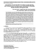 Ảnh hưởng của độ mặn đến tỉ lệ sống và sinh trưởng của Tu hài (Lutraria rynchaena, Jonas 1844) nuôi ở vùng biển huyện Vân Đồn, tỉnh Quảng Ninh