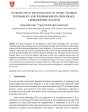 Investigating the evolution of smart tourism technology and tourism destination image: A bibliometric analysis