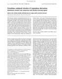 Báo cáo khoa học: Peroxidase catalyzed nitration of tryptophan derivatives Mechanism, products and comparison with chemical nitrating agents