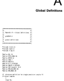 FIR Filters - Global Definitions