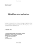 Digital Television Applications P1