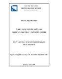 Luận văn Thạc sĩ Quản trị kinh doanh: Tuyển dụng nguồn nhân lực tại Dự án Cocobay - Tập đoàn Empire