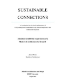 Master's thesis of Engineering: Sustainable connections