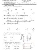 Đề thi giữa học kì 1 môn Toán lớp 7 năm 2024-2025 có đáp án - Trường THCS Trường Thọ, Thủ Đức (Đề tham khảo)