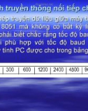 Lập trình truyền thông nối tiếp cho 8051