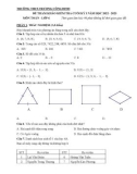 Đề kiểm tra cuối học kì 1 môn Toán lớp 6 năm 2022-2023 có đáp án - Trường THCS Trương Công Định