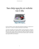 Sao chép nguyên cả website vào ổ đĩa