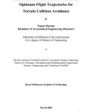 Master's thesis of Engineering: Optimum flight trajectories for terrain collision avoidance