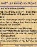 THIẾT LẬP THÔNG SỐ TRONG CMOS