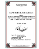 Sáng kiến kinh nghiệm THPT: Sử dụng phương pháp sinh test để kiểm thử chương trình lập trình trong dạy học và bồi dưỡng học sinh THPT