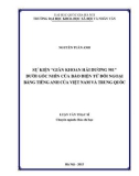 Luận văn Thạc sĩ Báo chí học: Sự kiện “giàn khoan Hải Dương 981” dưới góc nhìn của báo điện tử đối ngoại bằng tiếng Anh của Việt Nam và Trung Quốc