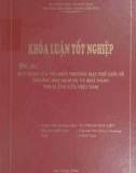 Khóa luận tốt nghiệp: Quy định của tổ chức thương mại thế giới về thương mại và dịch vụ và khả năng thích ứng của Việt Nam