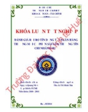 Khóa luận tốt nghiệp: Đánh giá rủi ro tín dụng tại Ngân hàng thương mại cổ phần Sài Gòn Thương Tín chi nhánh Huế