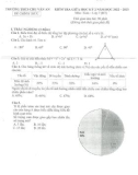 Đề thi giữa học kì 2 môn Toán lớp 7 năm 2022-2023 có đáp án - Trường THCS Chu Văn An, Thủ Dầu Một