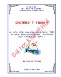 Khóa luận tốt nghiệp Kinh tế và phát triển: Hiệu quả nghề làm nón lá của các hộ trên địa bàn Làng Chuông, xã Phương Trung, huyện Thanh Oai – Hà Nội