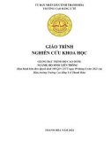 Giáo trình Nghiên cứu khoa học (Ngành: Hộ sinh - Trình độ: Cao đẳng) - Trường Cao đẳng Y tế Thanh Hoá