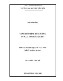 Luận văn Thạc sĩ Lịch sử Việt Nam: Công giáo tỉnh Bình Dương từ năm 1997 đến năm 2017