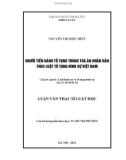 Luận văn Thạc sĩ Luật học: Người tiến hành tố tụng trong Toà án nhân dân theo luật tố tụng hình sự Việt Nam