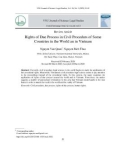 Các quyền thủ tục công bằng trong tố tụng dân sự ở một số quốc gia trên thế giới và ở Việt Nam