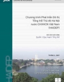 Chương trình Phát triển Đô thị Tổng thể Thủ đô Hà Nội Nước Cộng hòa Xã hội Chủ nghĩa Việt Nam (HAIDEP): Quyển 1