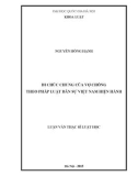 Luận văn Thạc sĩ Luật học: Di chúc chung của vợ chồng theo pháp luật Dân sự Việt Nam hiện hành