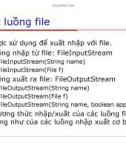 Lập trình Java cơ bản : Luồng và xử lý file part 3