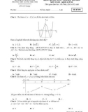 Đề thi giữa học kì 1 môn Toán lớp 12 năm 2022-2023 có đáp án - Trường THPT Lương Thế Vinh – Quảng Nam